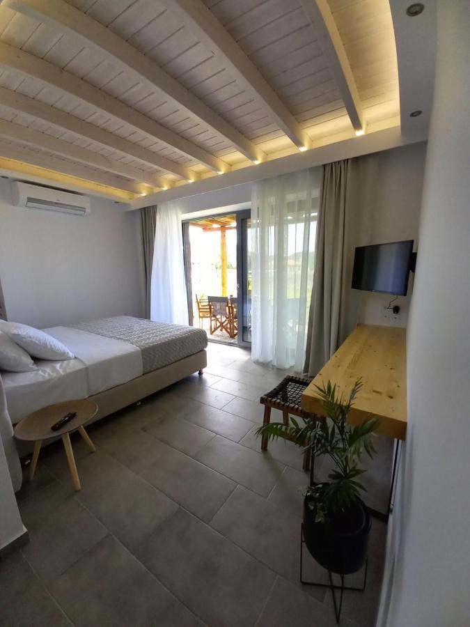 Lithos Villas Skála Eresoú Esterno foto